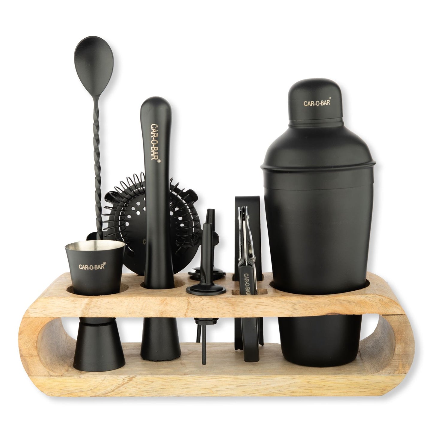 Car-O-Bar Premium Black Barset with Stand