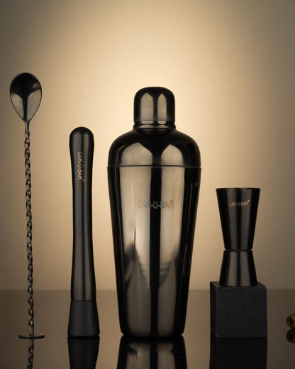 Car-O-Bar Premium Gun Metal Barset with Stand