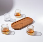 CHAKHNOLOGY Diwali Gift Set with Wooden Serving Tray | Car-O-Bar