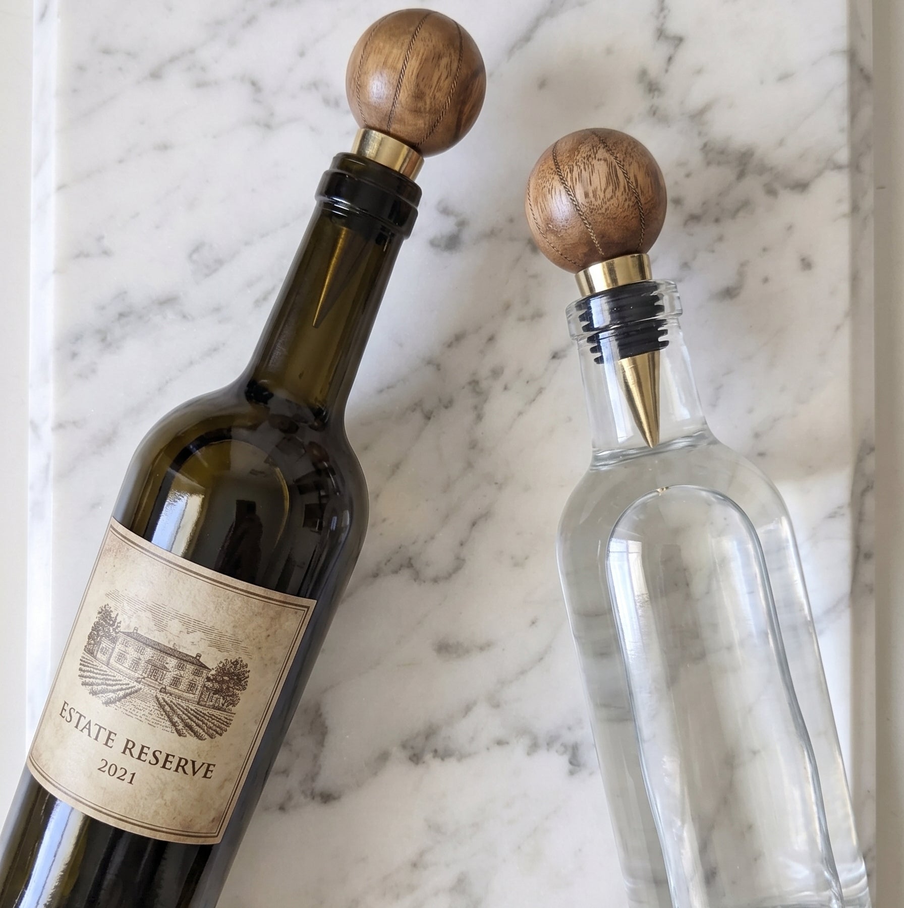 Car-O-Bar Premium Wood & Brass Bar Accessories