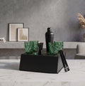Car-O-Bar Black Bar Set with Glasses Gift Set