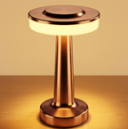 CAR-O-BAR Bar Decor Copper Gold Lamp | 3 Colour Touch Control, USB-C Charging