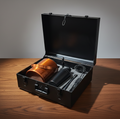 Car-O-Bar Black Bar Set Trunk | Bar Setup for Home
