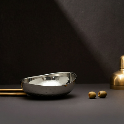 CAR-O-BAR Premium Steel Serving Bowl | Hammered Finish | Double Walled