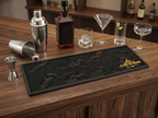 CAR-O-BAR Premium Black Bar Mat for Home