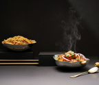 CAR-O-BAR Premium Steel Serving Bowl | Hammered Finish | Double Walled