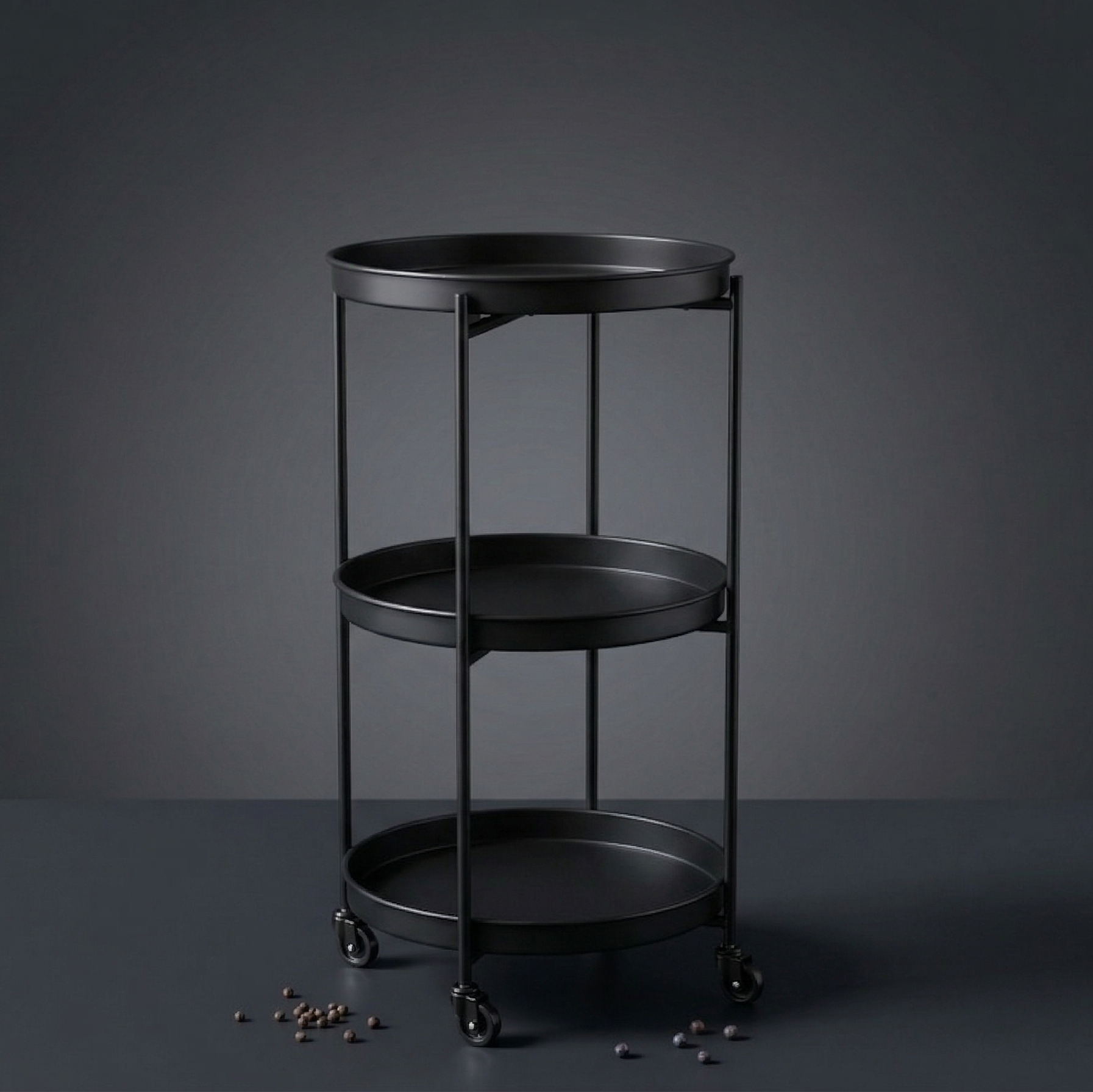 CAR-O-BAR Premium Multipurpose Bar Cart | 3-Tier Bar Trolley for Home