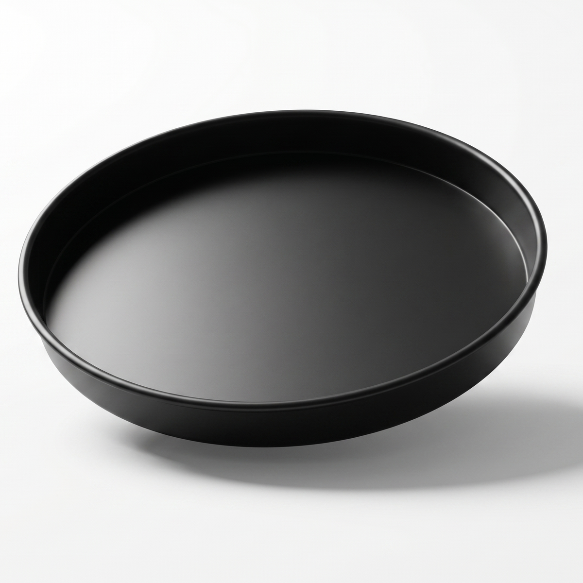 Car-O-Bar Premium Round Serving Tray | Black Round Tray for Bar & Coffee Table