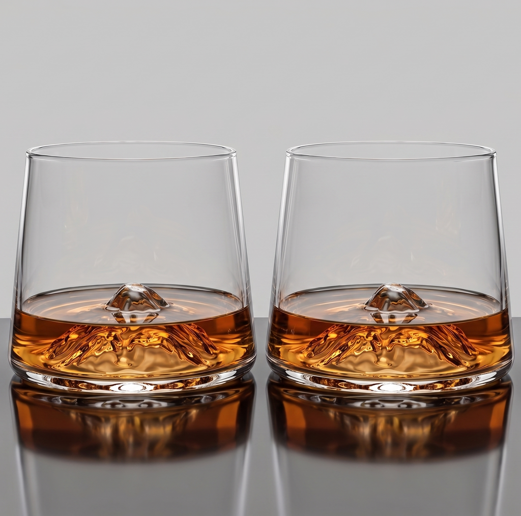 Car-O-Bar Bar set with Glasses and Leatherette Gift set