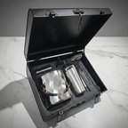 Car-O-Bar Silver Bar Set Trunk | Bar Setup for Home