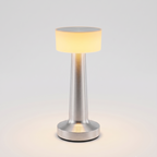 CAR-O-BAR Bar Decor Silver Lamp | 3 Colour Touch Control, USB-C Charging