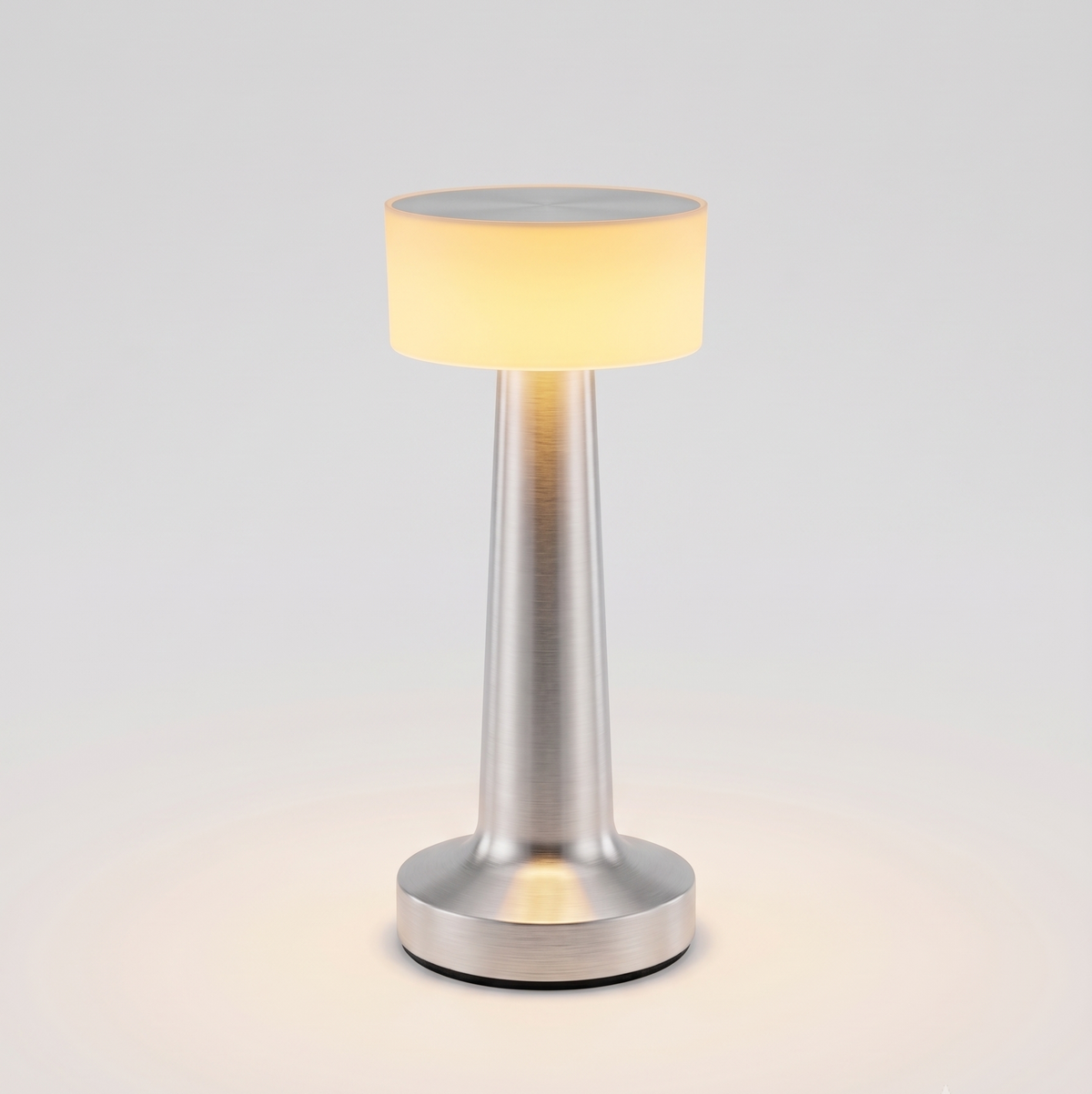 CAR-O-BAR Bar Decor Silver Lamp | 3 Colour Touch Control, USB-C Charging