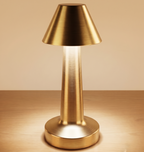 CAR-O-BAR Bar Decor Gold Lamp | 3 Colour Touch Control, USB-C Charging