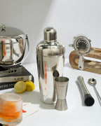 Car-O-Bar Premium Silver Barset with Stand