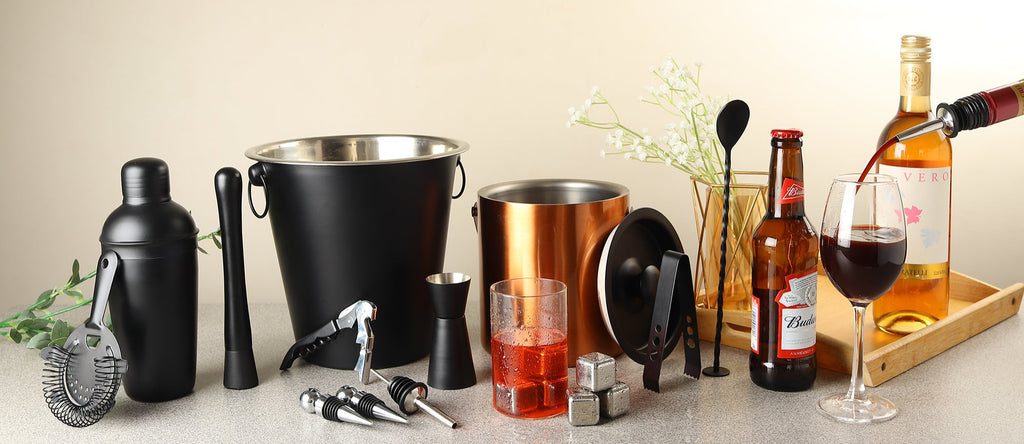 Car-O-Bar Premium Matte Black Barset with Stand