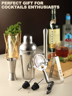 Car-O-Bar Steel Barset - Cocktail Shaker set