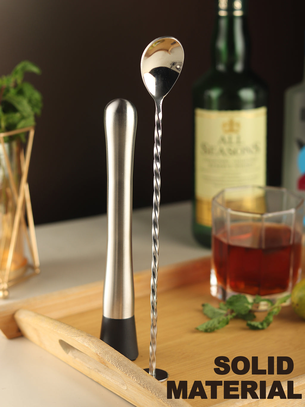 Car-O-Bar Steel Barset - Cocktail Shaker set