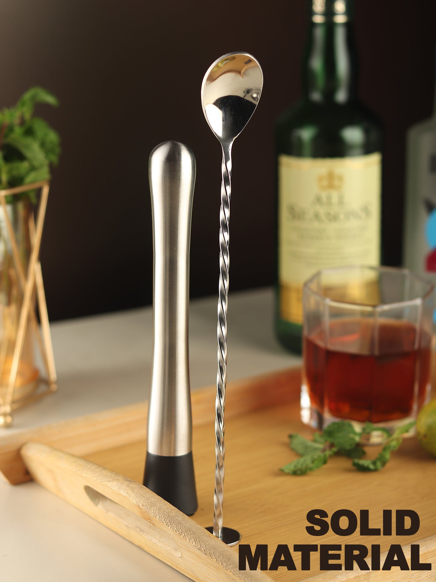 Car-O-Bar Steel Barset - Cocktail Shaker set