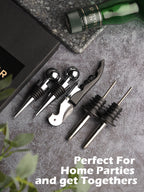 Car-O-Bar Wine Accessory Combo - Set of 5