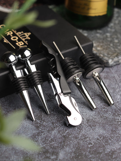 Car-O-Bar Wine Accessory Combo - Set of 5