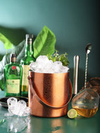 Car-O-Bar Premium Rose Gold Ice Bucket with Tong