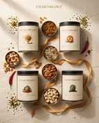 CHAKHNOLOGY Bold & Fiery Snack Gift Set | Set of 4 Gourmet Cocktail Nuts