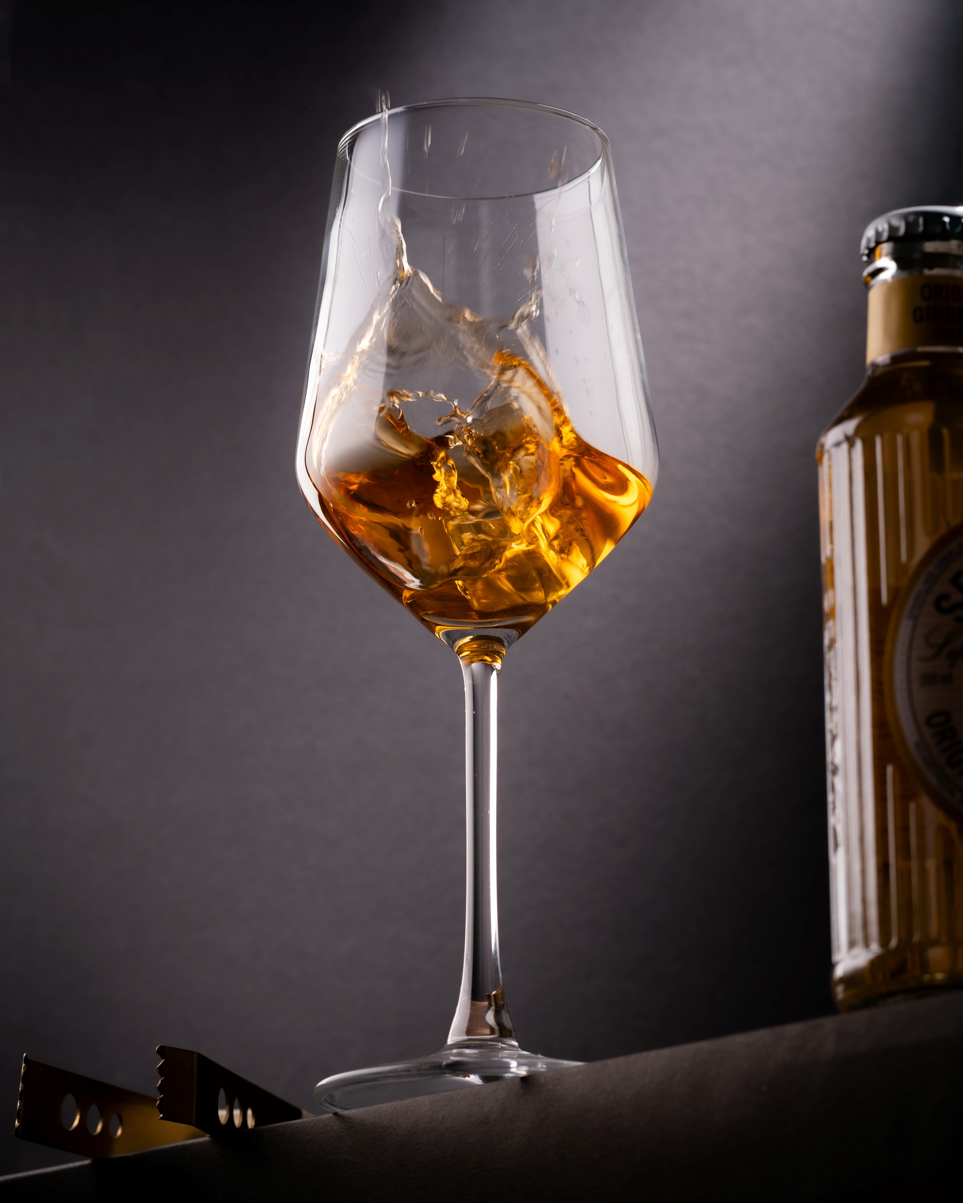 CAR-O-BAR Ivory Wine Glass | Set of 2 Premium Wine Glasses | 320ml Goblet Glass