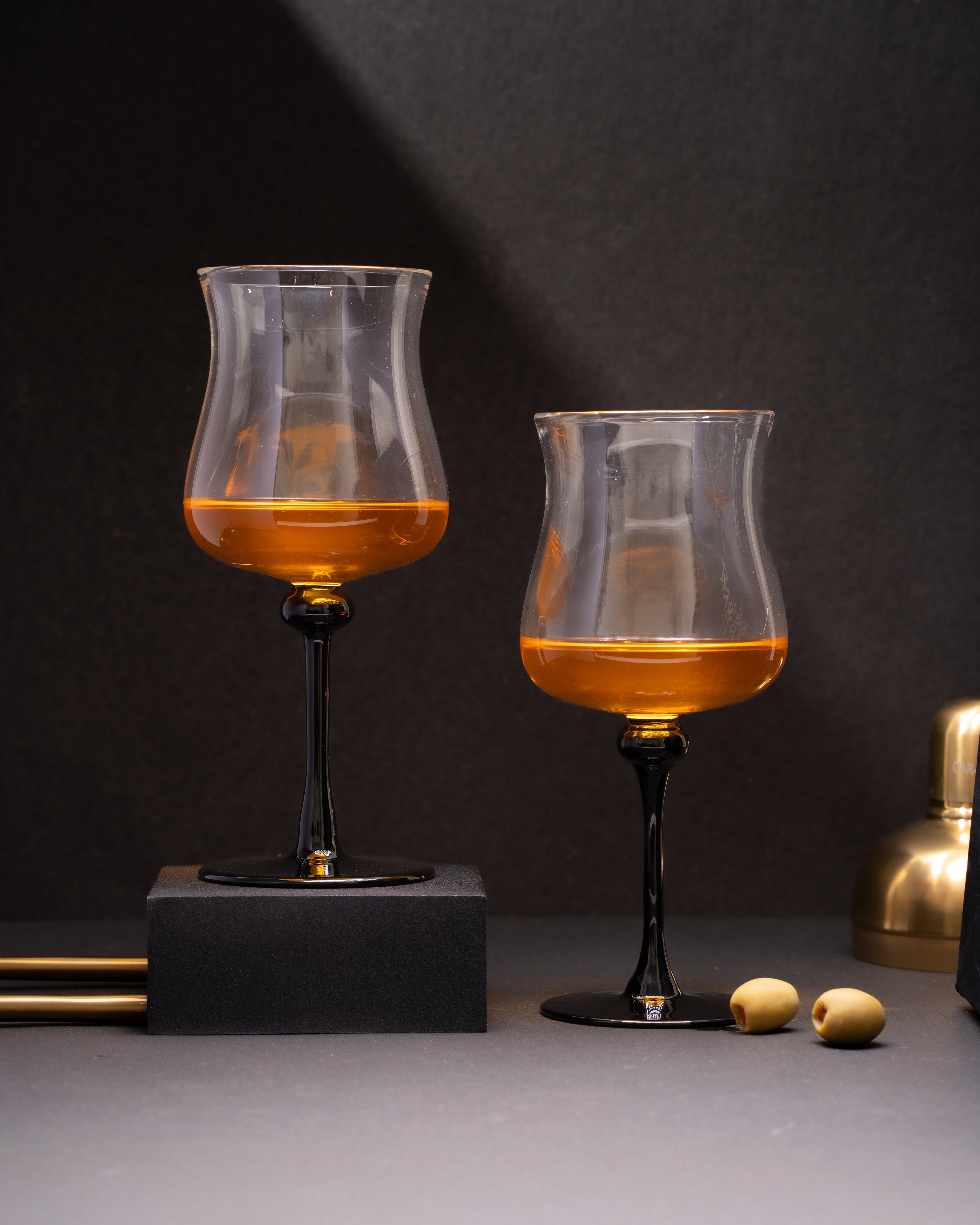 CAR-O-BAR Ebony - IV Wine Glass