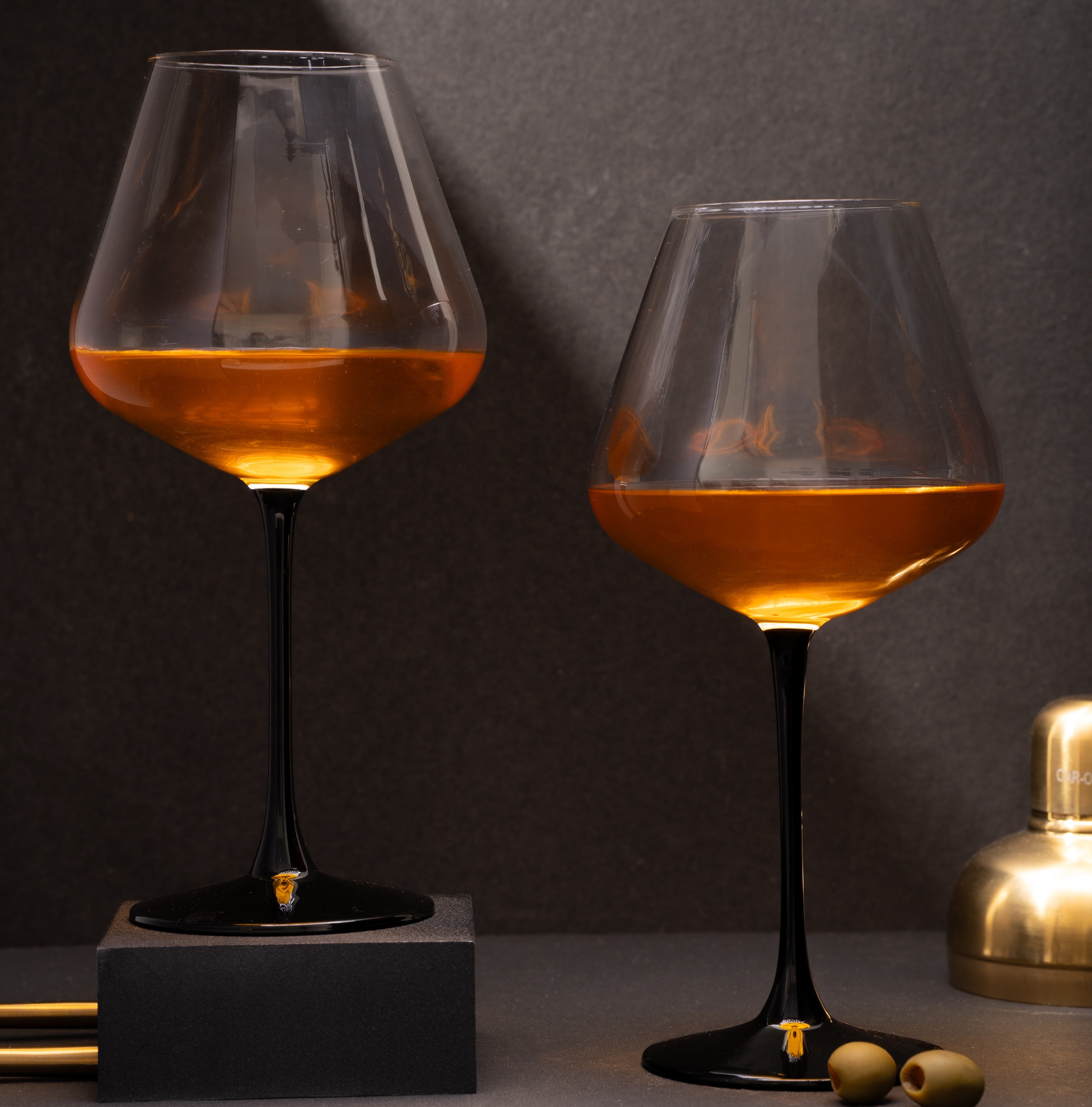 CAR-O-BAR Ivory Wine Glass | Set of 2 Premium Wine Glasses