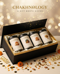 CHAKHNOLOGY Diwali Gift Set with Wooden Serving Tray | Car-O-Bar