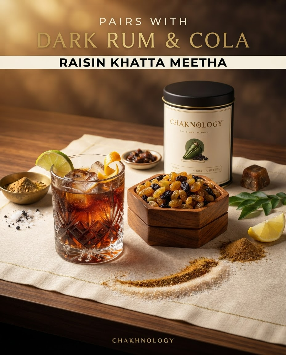 CHAKHNOLOGY Exotic Raisin Khatta Meetha | Infused Gourmet Sultanas Bar Snack