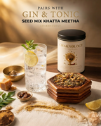 CHAKHNOLOGY Signature Seed Mix Khatta Meetha | Sweet & Tangy Bar Snack 200gm