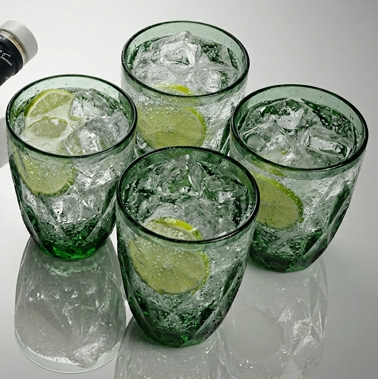 Car-O-Bar Black Bar Set with Glasses Gift Set