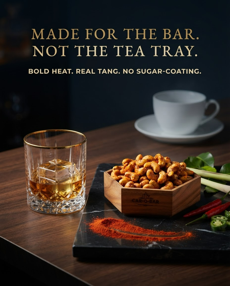 CHAKHNOLOGY Ultimate Home Bar Tasting Box | Set of 4 Gourmet Snack Tins
