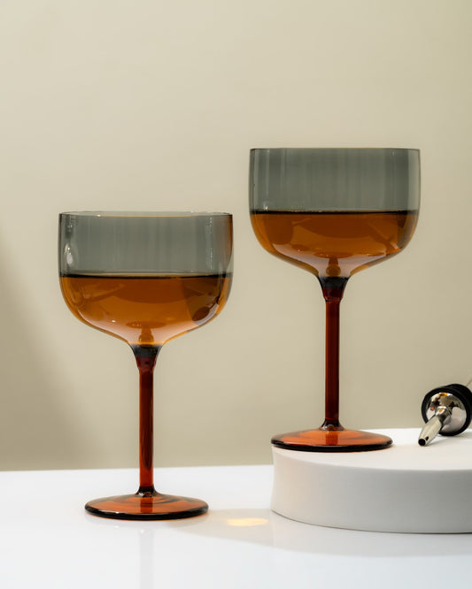 CAR-O-BAR Ebony Wine Glass