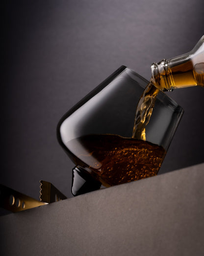 Car-O-Bar Bar set with Glasses and Leatherette Gift set