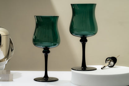 Car-O-Bar Ebony - III Wine Glasses