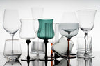 Car-O-Bar Ebony - III Wine Glasses